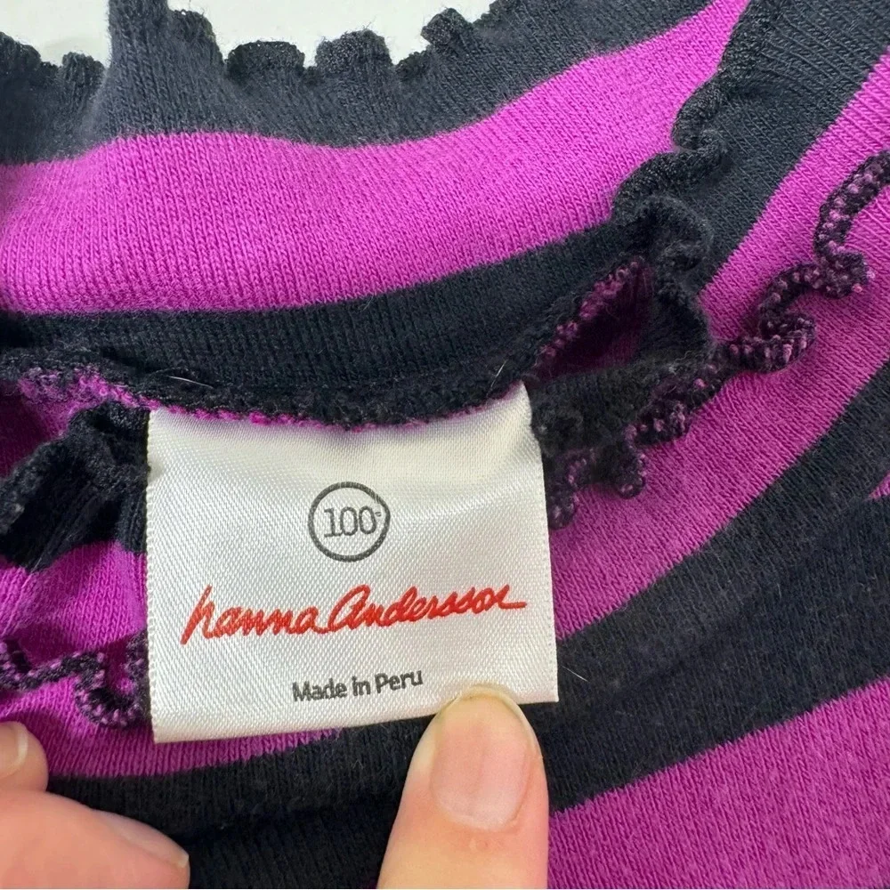 Hanna Andersson Halloween Ghost Long Sleeve Tee Size 100 / 4